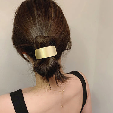 Simple Metal Style Texture Design Hair Accessories